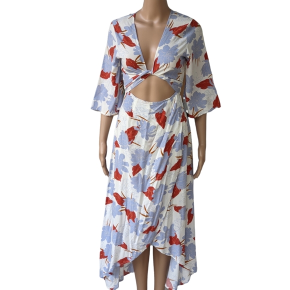 NWT L*SPACE Kellen Cutout Maxi Dress in Paloma Floral ✨HOST PICK ✨ - Picture 14 of 17